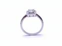 18ct White Gold Diamond Ring 0.54ct