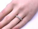 18ct White Gold Diamond 7 Stone Ring 1.01ct