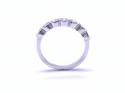 18ct White Gold Diamond 7 Stone Ring 1.01ct