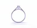 9ct White Gold Diamond Solitaire Ring