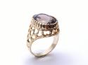 9ct Yellow Gold Smokey Quartz Ring