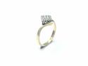 9ct Square Shaped Diamond Cluster Ring