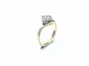 9ct Square Shaped Diamond Cluster Ring