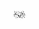 18ct White Gold Diamond Bubble Ring 1.50ct