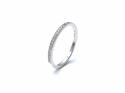 Platinum Diamond Half Eternity Ring 0.10ct