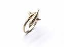 9ct Yellow Gold Dolphin Ring