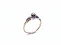 9ct Yellow Gold Diamond Solitaire Ring