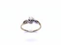 9ct Yellow Gold Diamond Solitaire Ring
