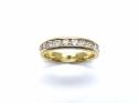 18ct Yellow Gold Diamond 1/2 Eternity Ring 0.75ct