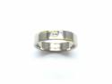 18ct White & Yellow Gold Diamond Wedding Ring 5mm