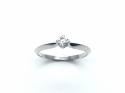 9ct White Gold Diamond Solitaire 0.20ct