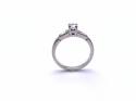 18ct White Gold Diamond Solitaire Ring 0.25ct