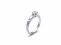 18ct White Gold Diamond Solitaire Ring