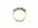 18ct Yellow Gold Ruby & Diamond Eternity Ring