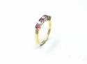 18ct Yellow Gold Ruby & Diamond Eternity Ring