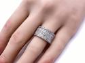 18ct Diamond Pave Ring 1.00ct