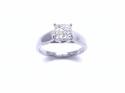 18ct Princess Cut Diamond Cluster Ring 0.56ct