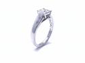 18ct Princess Cut Diamond Cluster Ring 0.56ct