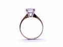 9ct Yellow Gold CZ Solitaire Ring
