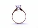 9ct Yellow Gold CZ Solitaire Ring