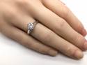 9ct White Gold Diamond Cluster Ring 0.35ct