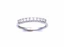 9ct White Gold Diamond Eternity Ring 0.25ct