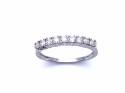 9ct White Gold Diamond Eternity Ring 0.33ct