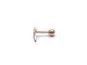 9ct Yellow Gold Cross Cartilage Stud 6mm