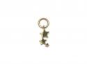 9ct Yellow Gold Shooting Star Earring Charm