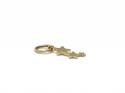 9ct Yellow Gold Shooting Star Earring Charm