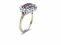 9ct Ruby & Diamond Cluster Ring 1.00ct
