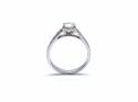 18ct White Gold Diamond Solitaire Ring