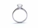 18ct White Gold Diamond Solitaire Ring 1.50ct