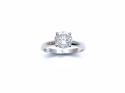 18ct White Gold Diamond Solitaire Ring 1.50ct