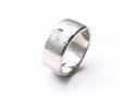 9ct White Gold Wedding Ring 8mm