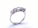 18ct White Gold Diamond 5 Stone Ring