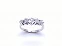 18ct White Gold Diamond 5 Stone Ring