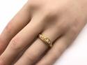 An Old 18ct Yellow Gold Diamond 5 Stone Ring