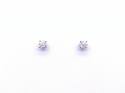 Platinum Diamond Earrings Solitaire/Clusters1.22ct