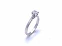 Platinum Diamond Solitaire Ring