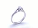 Platinum Diamond Solitaire Ring 0.32ct