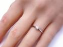 Platinum Diamond Solitaire Ring 0.32ct