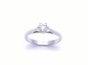 Platinum Diamond Solitaire Ring 0.32ct