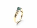 18ct Emerald & Diamond Ring