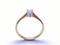 18ct Yellow Gold Diamond Solitaire Ring