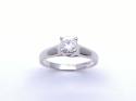 18ct Moissanite Solitaire Ring