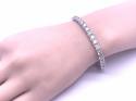 18ct White Gold Diamond Tennis Bracelet 12.60ct