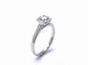 18ct Diamond Halo Ring 0.33ct