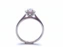 18ct Diamond Halo Ring 0.33ct