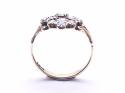 9ct Yellow Gold CZ Cluster Ring